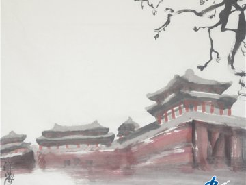 仲泊游水墨寻影《北京旧迹》之故宫