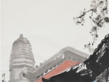 仲泊游水墨寻影《北京旧迹》之天宁寺