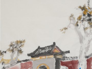 仲泊游水墨寻影《北京旧迹》百辑之智化寺