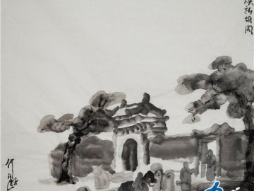 仲泊游水墨寻影《北京旧迹》之焕新胡同